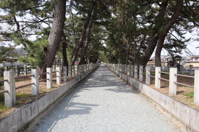 法隆寺　参道