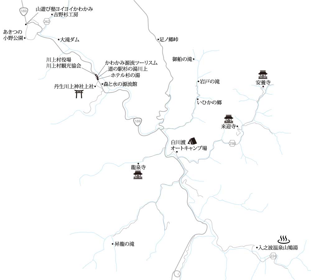 川上村 マップ