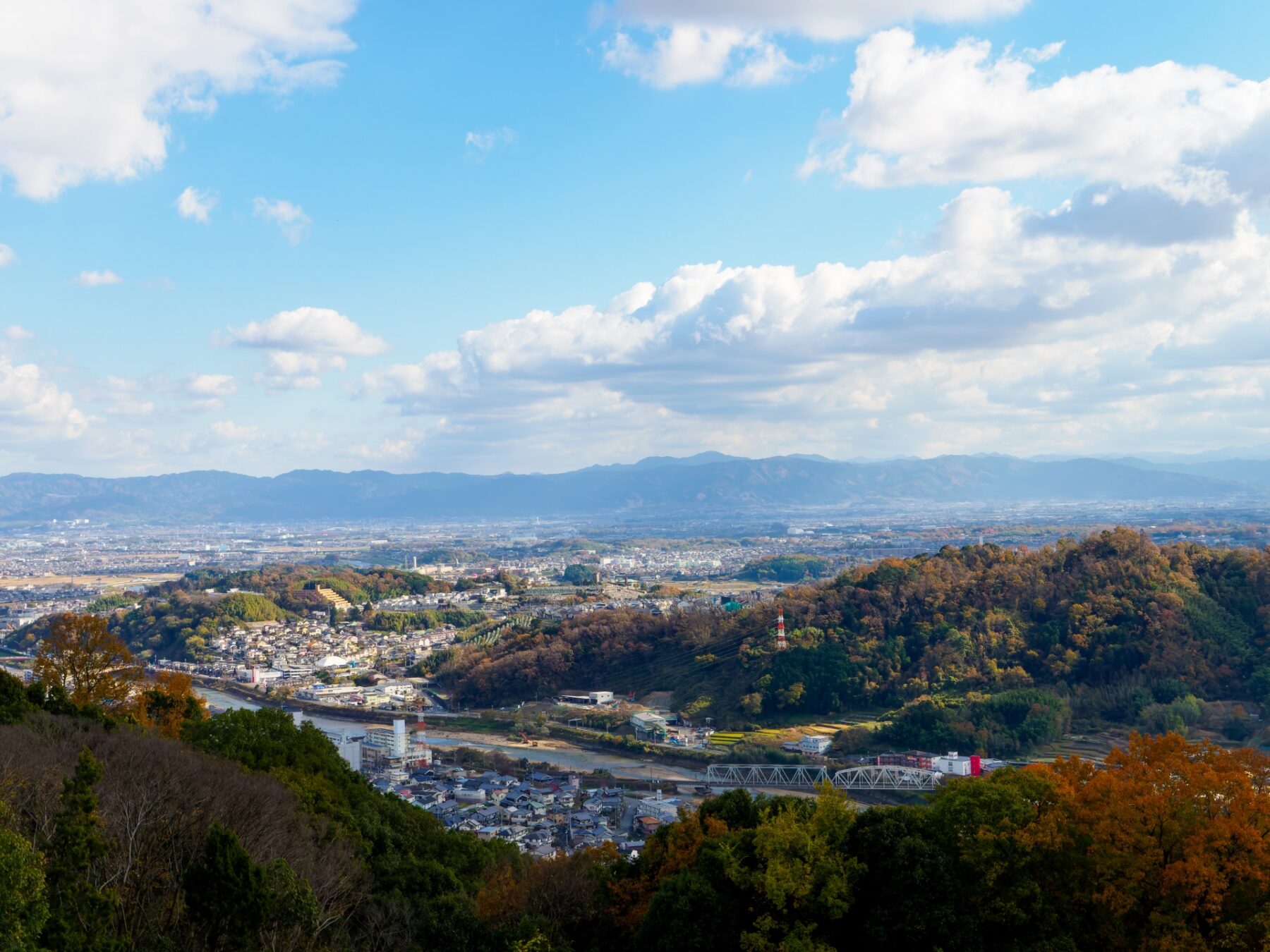 信貴山から眺める風景