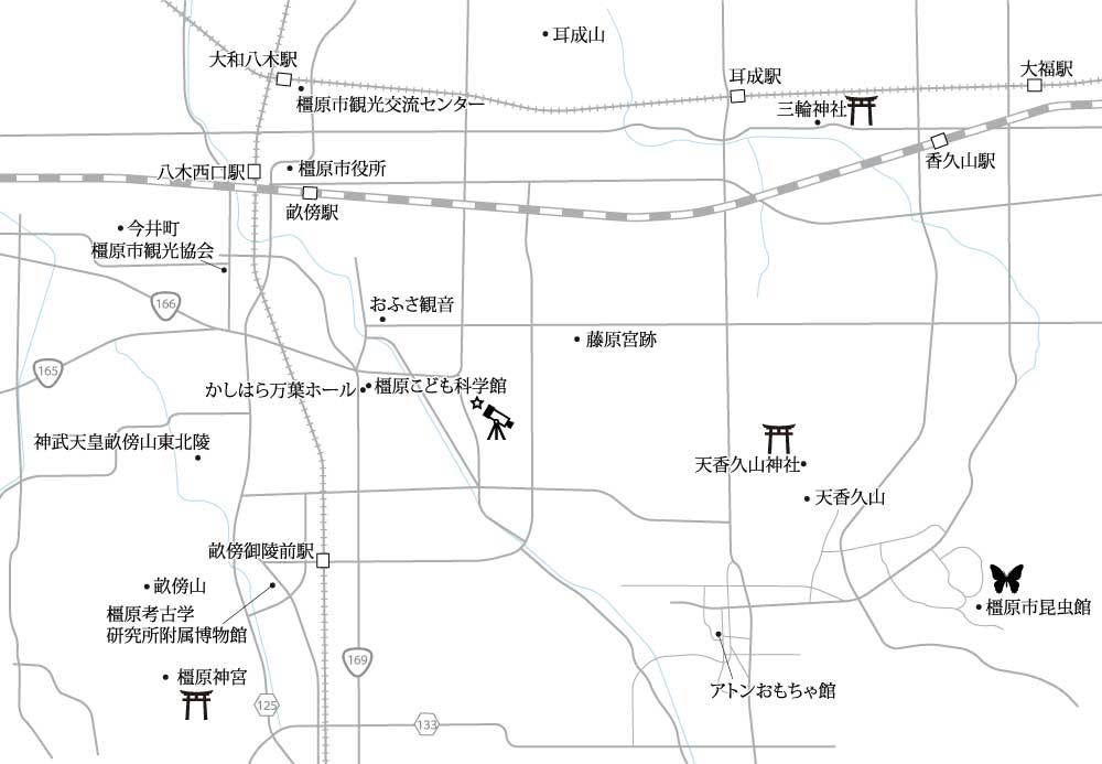 橿原市 マップ