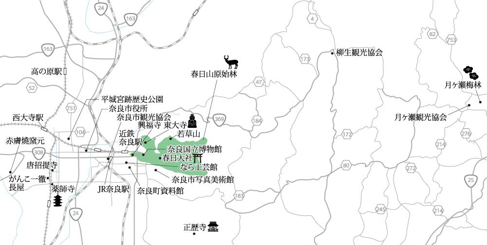 奈良市 マップ